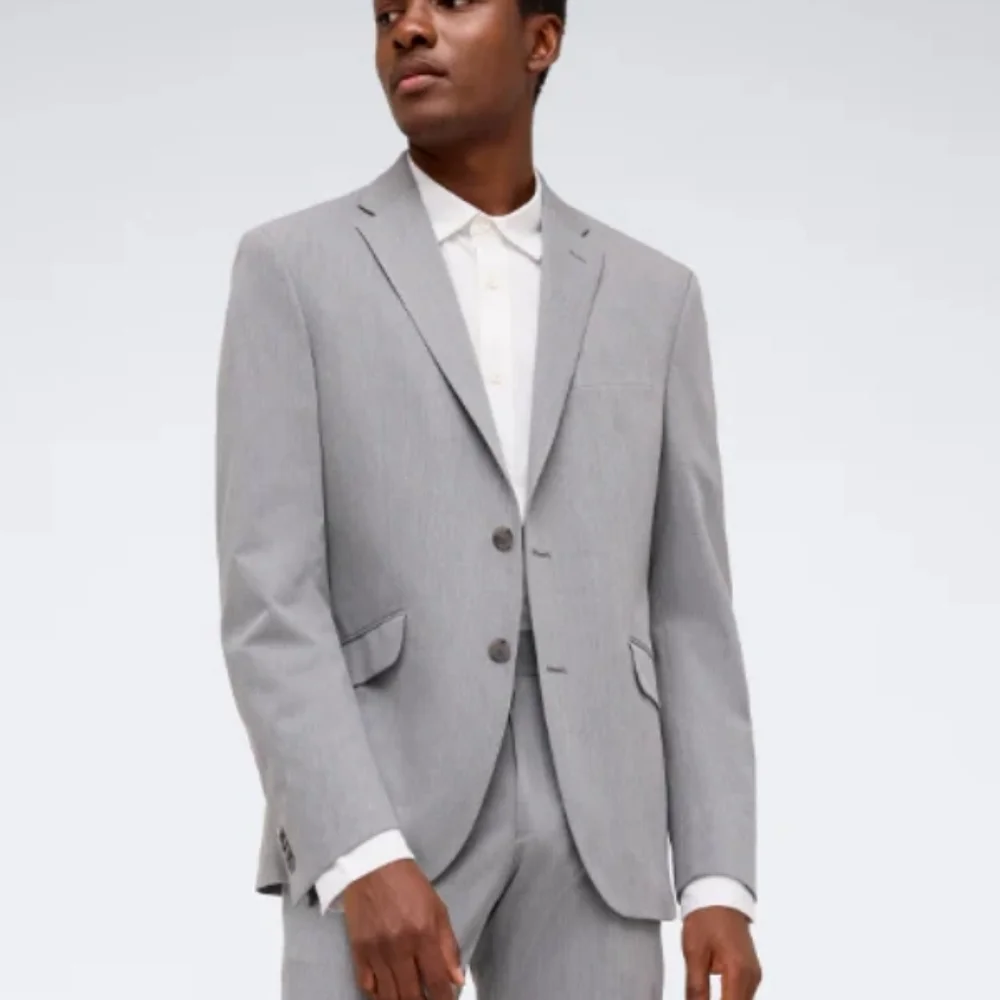 Kenneth Cole Reaction Ready‎ Flex Light Gray Blazer Jacket 38S
